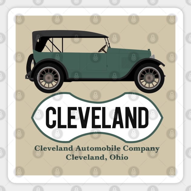 Cleveland Automobile Company Magnet by carcinojen